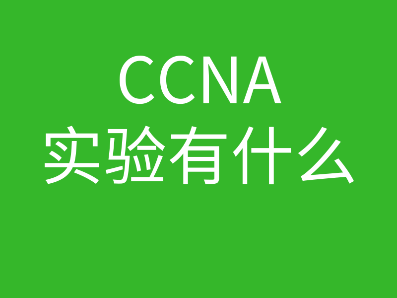 CCNA培训常见问题002-CCNA实验一般包括什么的图片